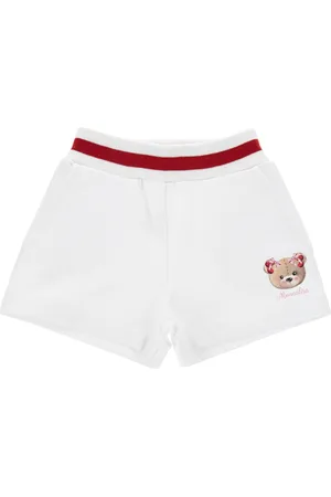 MONNALISA Cotton fleece teddy shorts