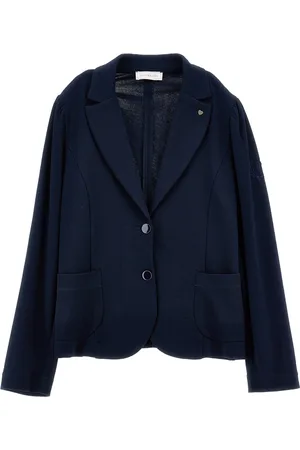 MONNALISA Milano stitch jersey blazer