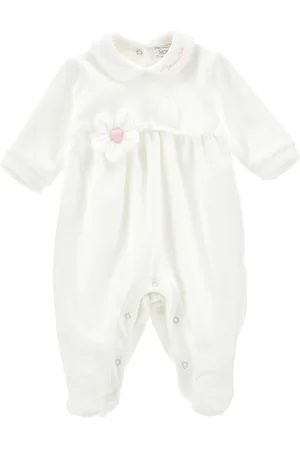 MONNALISA Cotton chenille playsuit