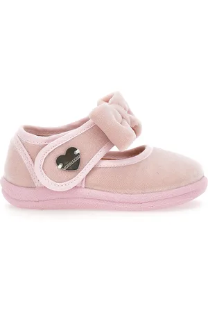 MONNALISA Velvet shoes with bow