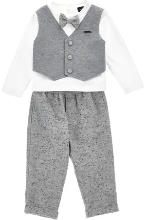 MONNALISA Elegant playsuit with bow tie
