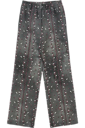 MONNALISA Floral palazzo trousers