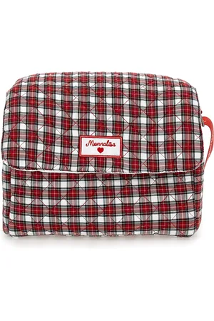 MONNALISA Tartan nursery bag