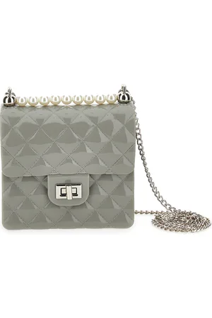MONNALISA PVC bag with pearls