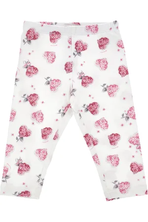 MONNALISA Floral jersey leggings