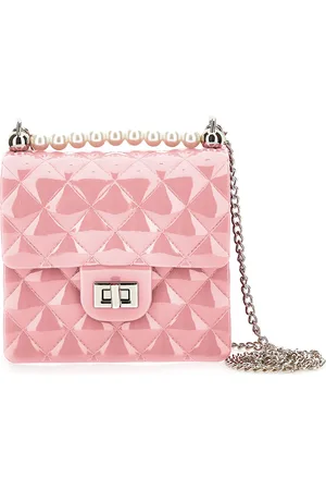 MONNALISA PVC bag with pearls