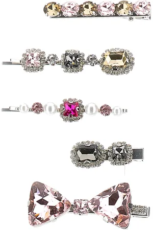 MONNALISA Crystal hair clip set