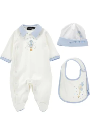 MONNALISA Cotton playsuit set with two-tone accessories