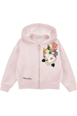 MONNALISA Embroidered hoodie