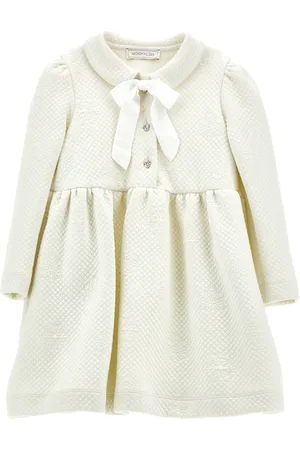 MONNALISA Quilted dress with bow