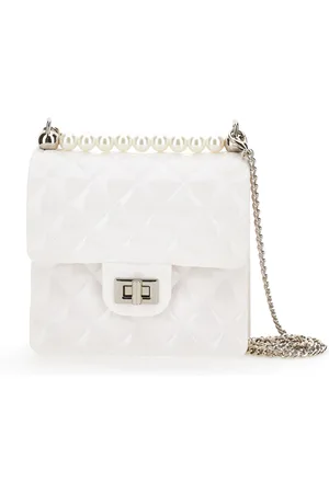 MONNALISA PVC bag with pearls