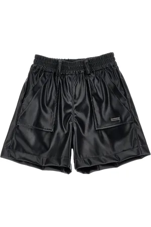 MONNALISA Coated fabric shorts