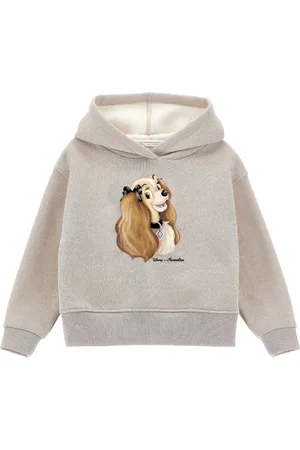 MONNALISA Lady and the Tramp lurex hoodie