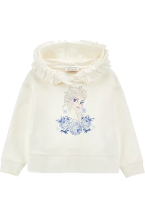 MONNALISA Frozen ruffle cotton sweatshirt