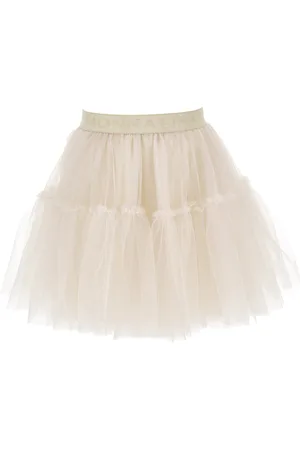 MONNALISA Silk-touch tulle skirt