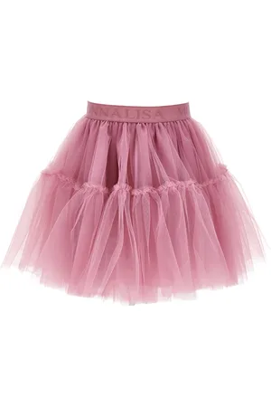 MONNALISA Silk-touch tulle skirt