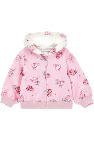 MONNALISA Floral hoodie