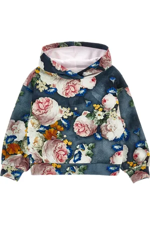 MONNALISA Baroque rose hoodie