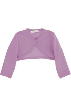 MONNALISA Cropped merino wool cardigan