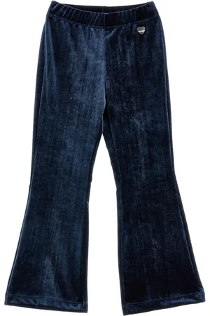 MONNALISA Warp-knit chenille trousers