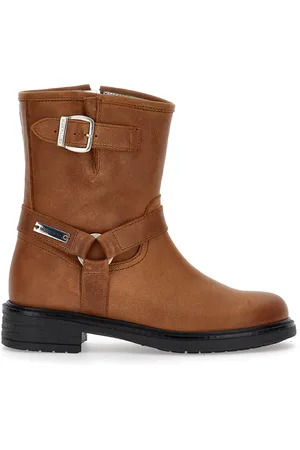 MONNALISA Leather boots with buckles
