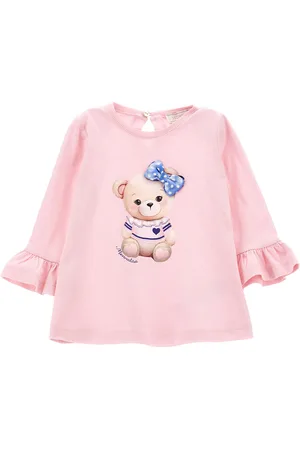 MONNALISA Maxi T-shirt with teddy