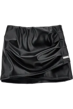 MONNALISA Short coated fabric skirt