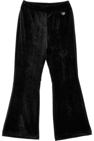 MONNALISA Warp-knit chenille trousers