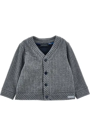 MONNALISA Pinstripe knit cardigan
