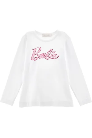 MONNALISA Barbie??? jersey cotton t-shirt with logo