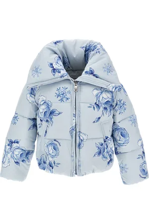 MONNALISA Rose cropped padded jacket
