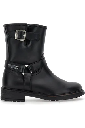 MONNALISA Leather boots with buckles