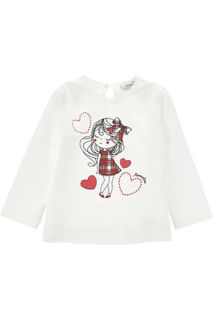 MONNALISA Girls print organic cotton T-shirt