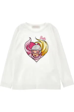 MONNALISA Barbie??? jersey t-shirt with strass