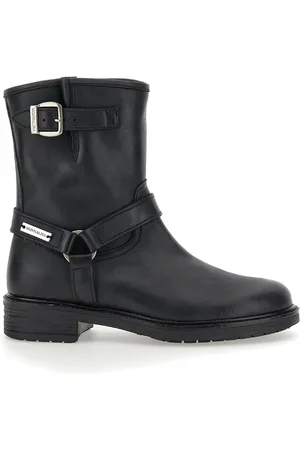 MONNALISA Leather boots with buckles