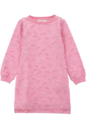 MONNALISA Barbie??? logoed sweatshirt dress