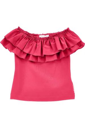 MONNALISA Jersey T-shirt with maxi trim