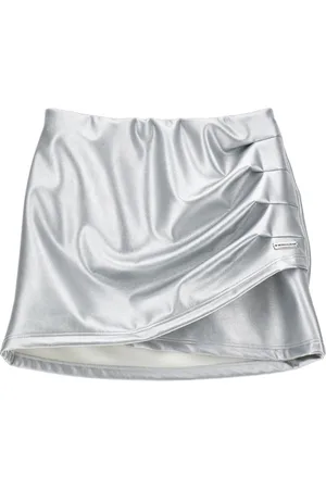 MONNALISA Short coated fabric skirt