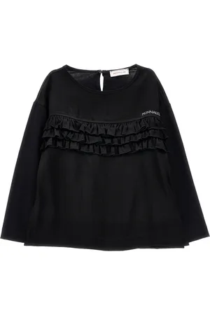 MONNALISA Organic cotton T-shirt with trim