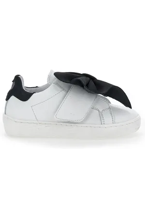 MONNALISA Leather sneakers with bow