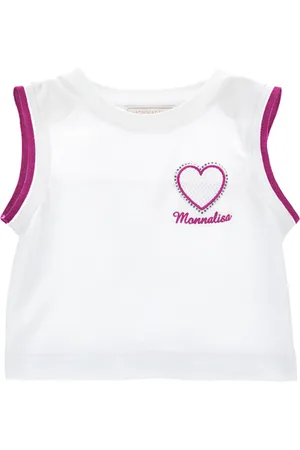 MONNALISA Piquet tennis style tank top