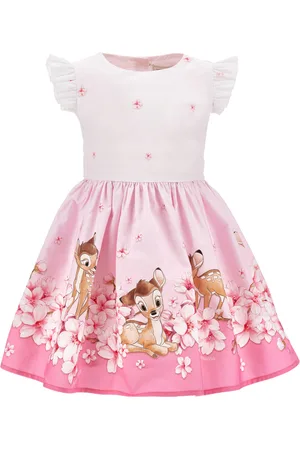 MONNALISA Bambi poplin dress