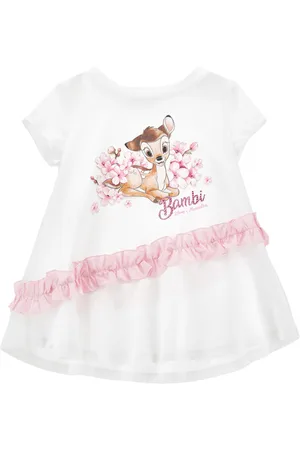 MONNALISA Maxi T-shirt Bambi with rhinestones