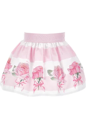 MONNALISA Striped cotton skirt