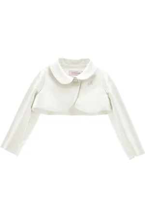 MONNALISA Mikado bolero long sleeves