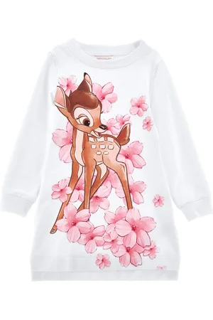 MONNALISA Sporty Bambi sweatshirt dress