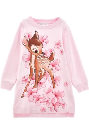 MONNALISA Sporty Bambi sweatshirt dress