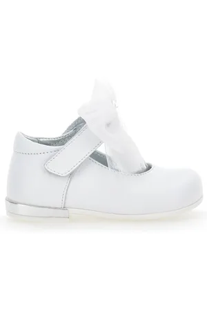 MONNALISA Rhinestone logo ballerinas