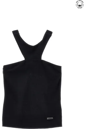 MONNALISA Organic cotton tank top with cut out