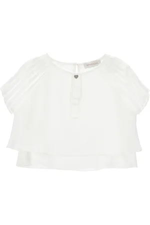 MONNALISA Pleated cocktail top